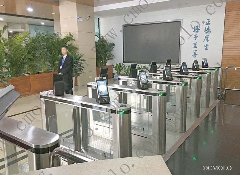CMOLO face recognition turnstile gate CMOLO face recognition turnstile gate